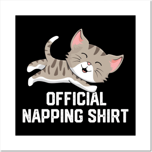 official napping shirt Posters and Art